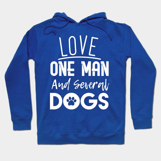 Dog Lover Woman Hoodie by Enzai